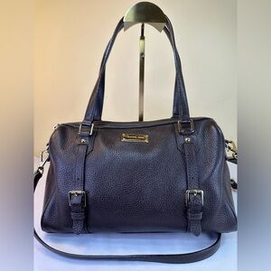 Michael Kors Bedford Legacy Medium satchel brown leather w/ removable strap